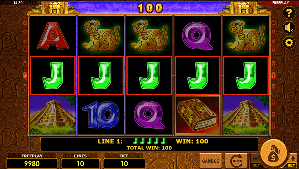 Book of Aztec Bonuses